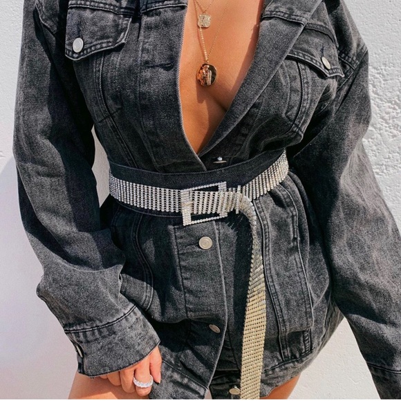 🔥 Rhinestone Crystal Diamond  Belt - Picture 2 of 7